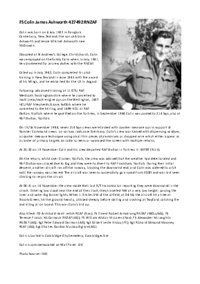 A preview of a PDF biography for Ashworth, Colin James